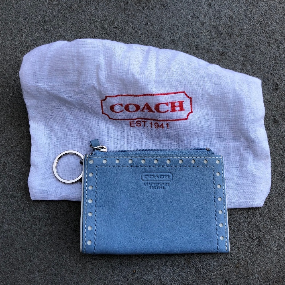 Coach Mini Skinny Leather ID Case